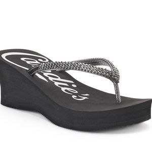 Candie’s Bling Wedge Sandals size 11